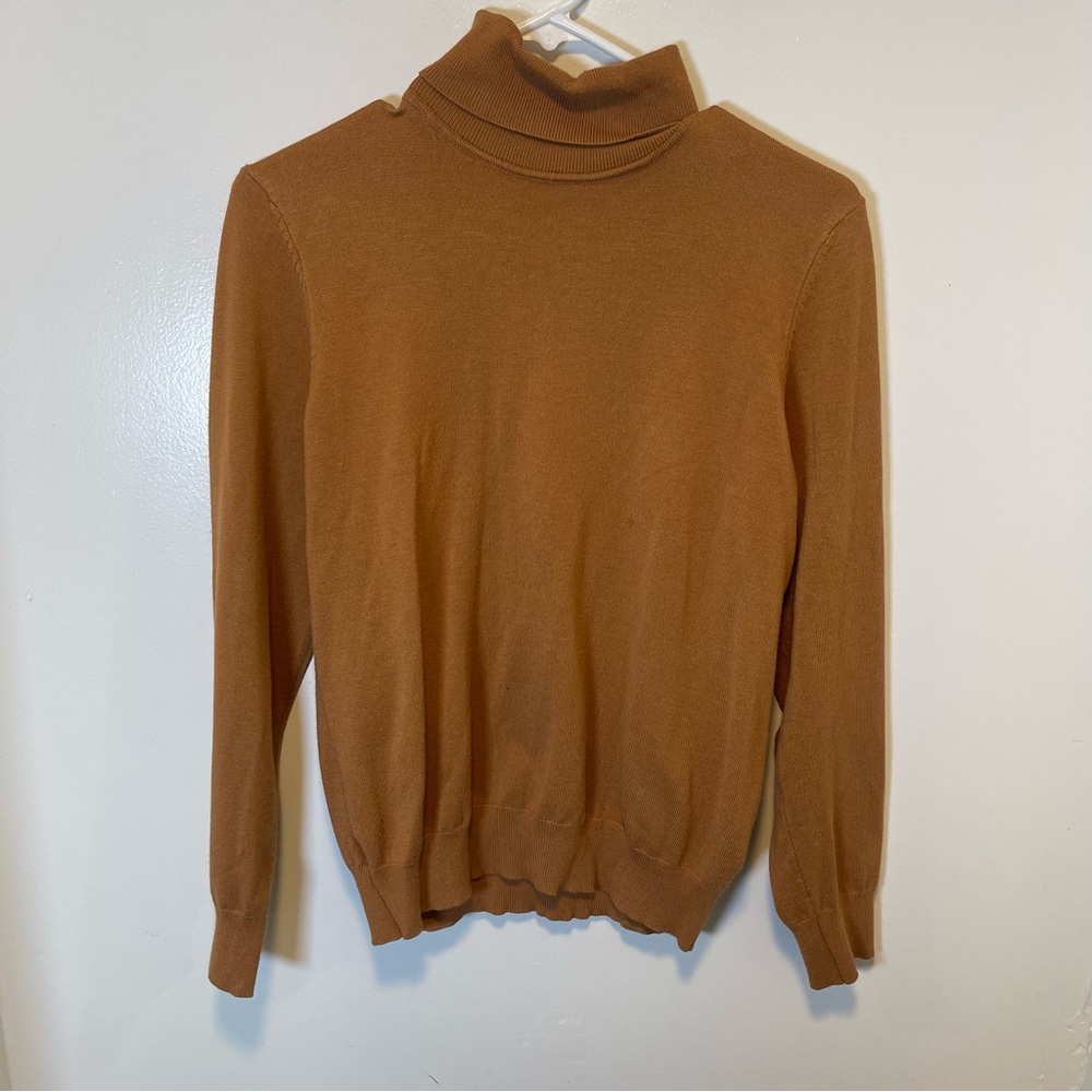Madison Grey brown Turtleneck Sweater women’s size large‎